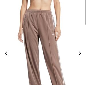 Adidas Women's Firebird Loose Fit Brown Trackpants